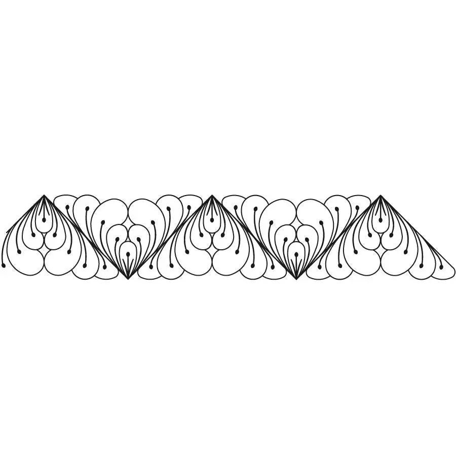 Dotted Fleather Border
