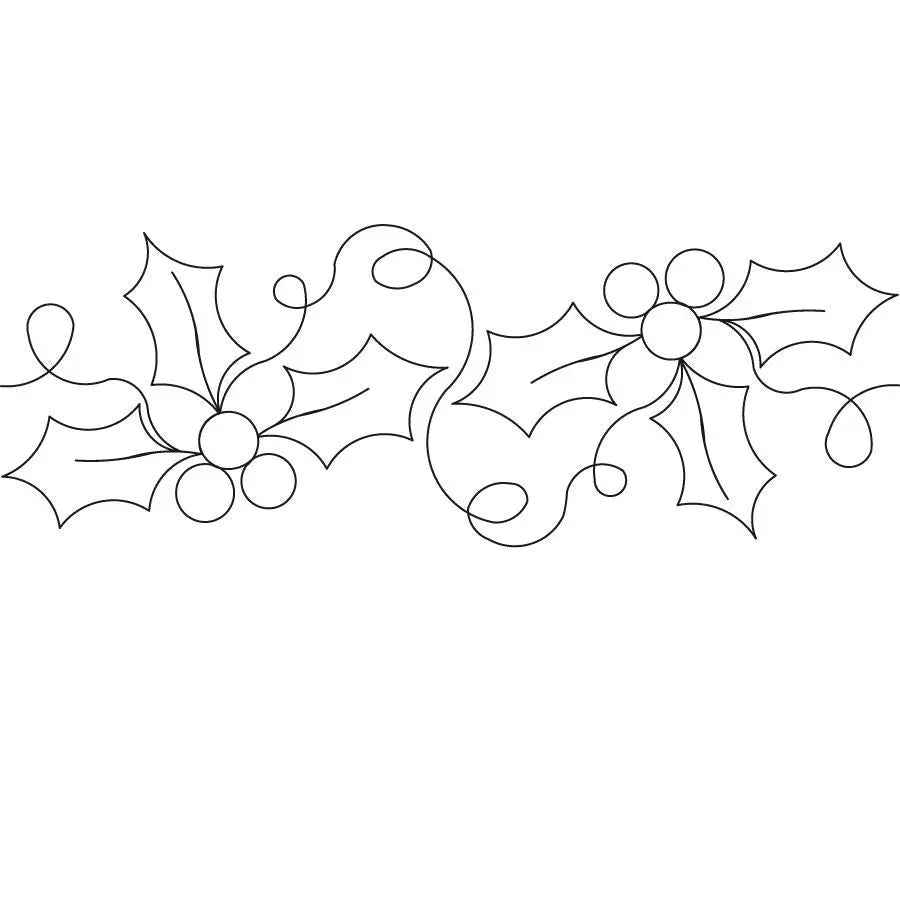 Holly Berries Border