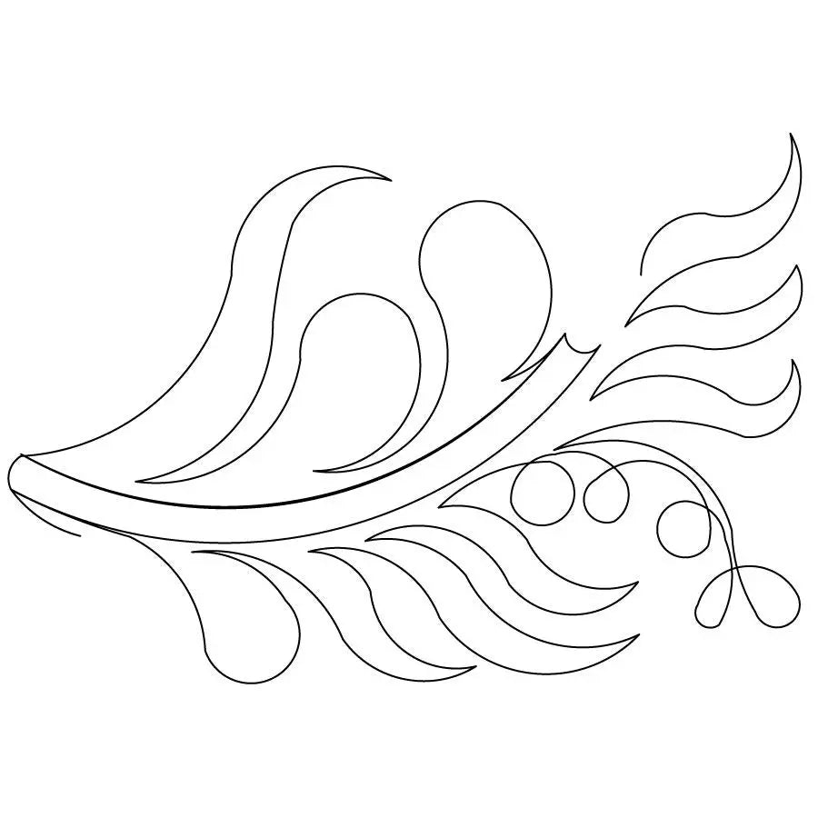 Berry Feather Fern Corner
