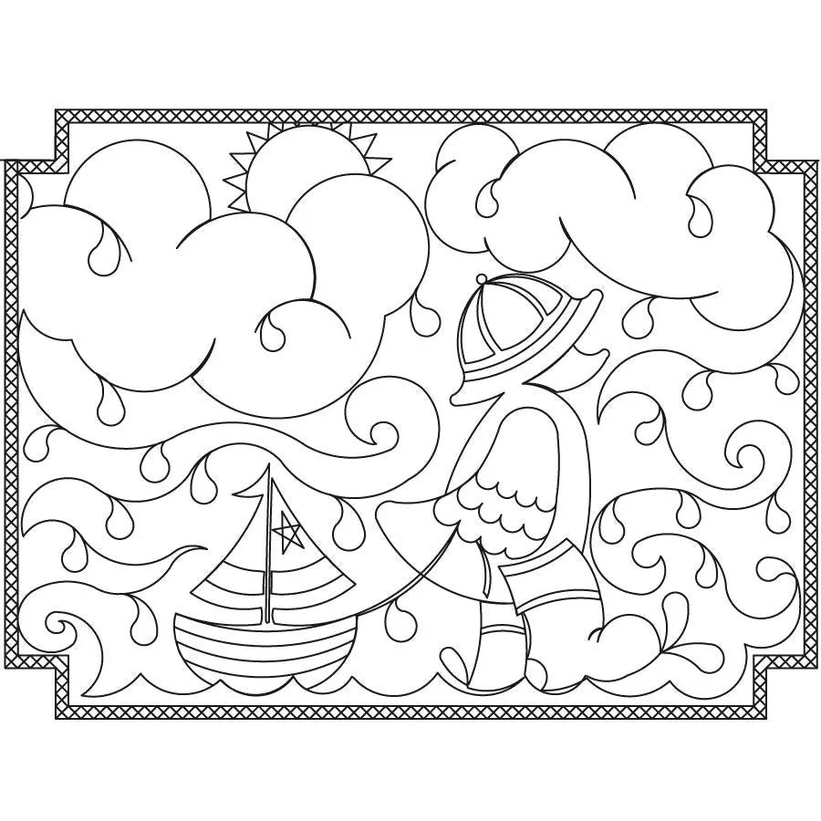 Fancy Puddle Jumping Placemat
