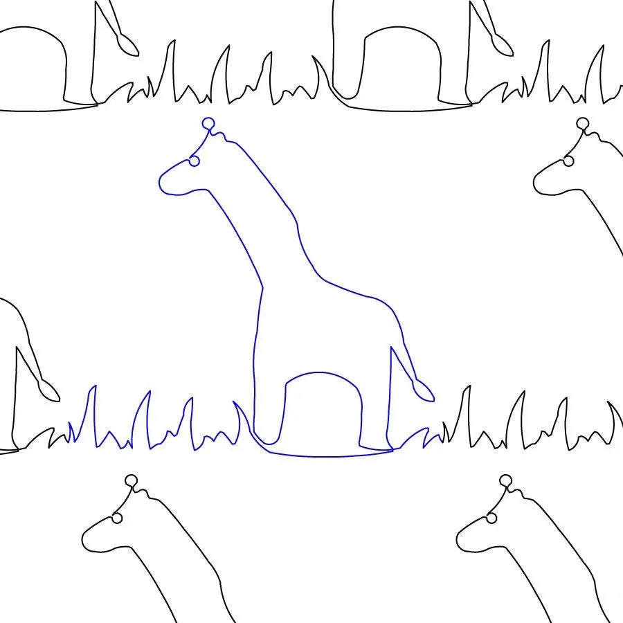 Circus Parade Giraffe Digital E2E