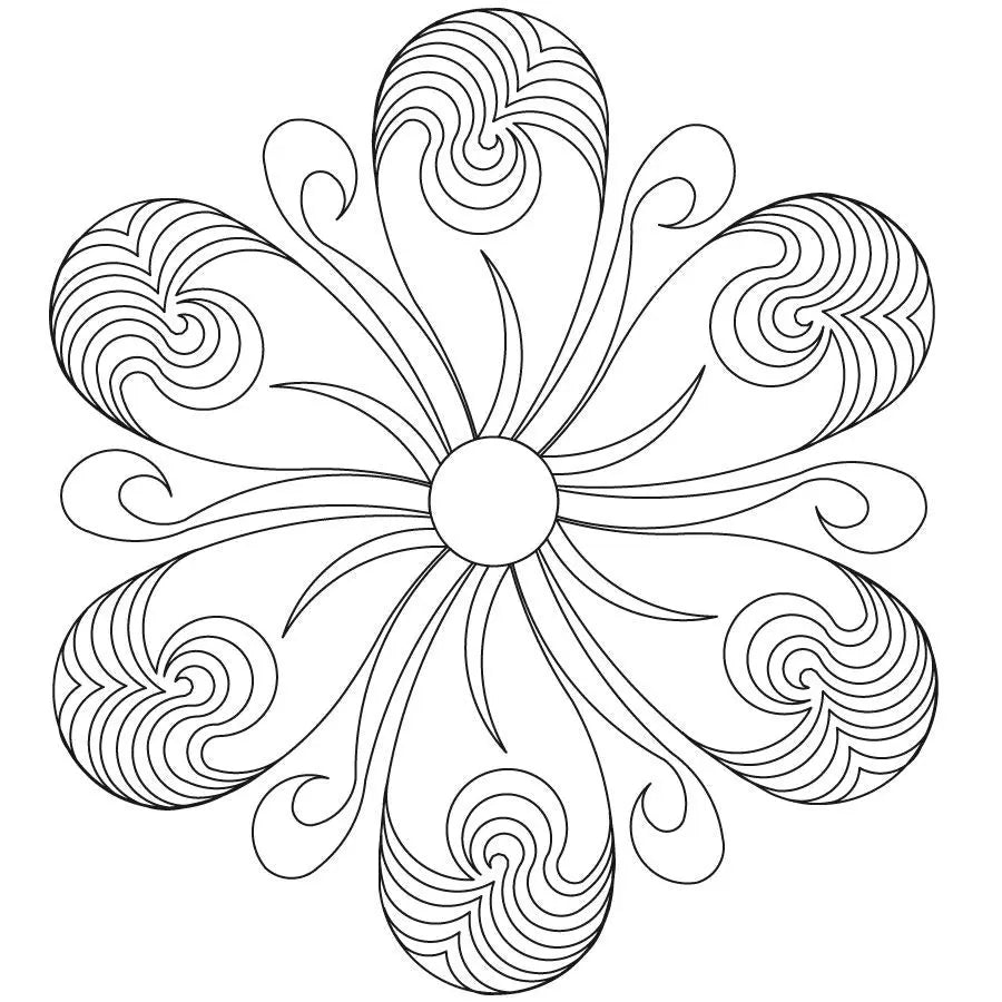Special Fleather 6 Petal Block