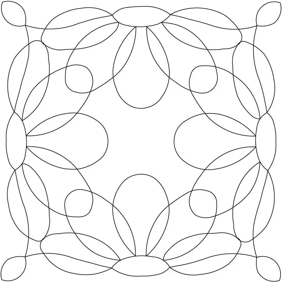Sunny Flowers Digital Design Block