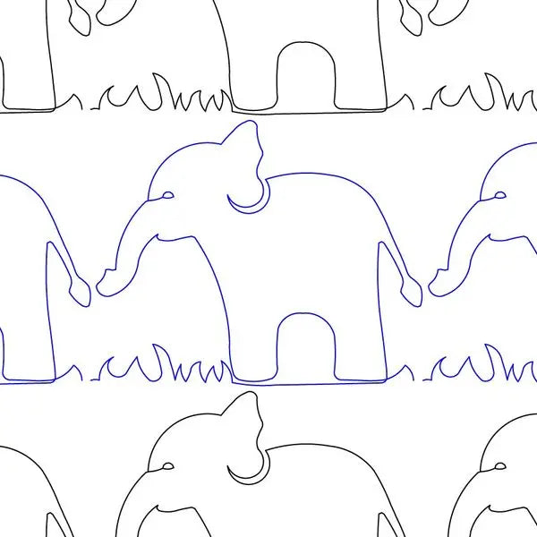 Circus Parade Elephant Digital E2E