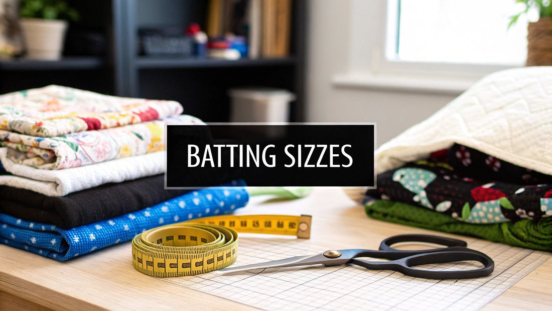 Your Complete Guide to Batting for Quilts Sizes