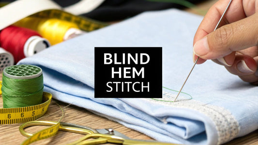 Sew a Perfect Blind Hem Stitch by Hand Every Time