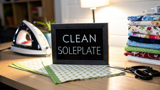 A Crafter's Guide to Cleaning an Iron Soleplate