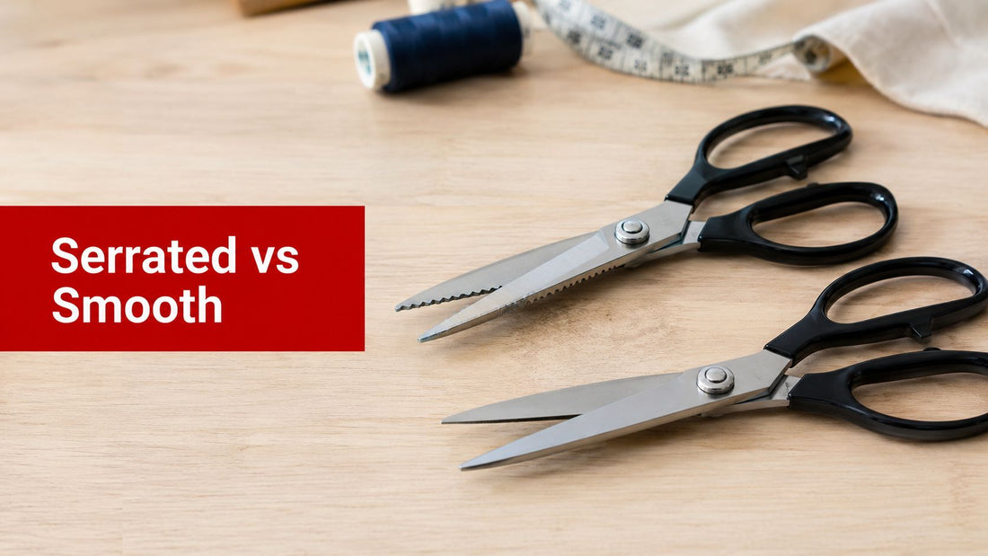Difference Between Serrated and Smooth Blade Scissors