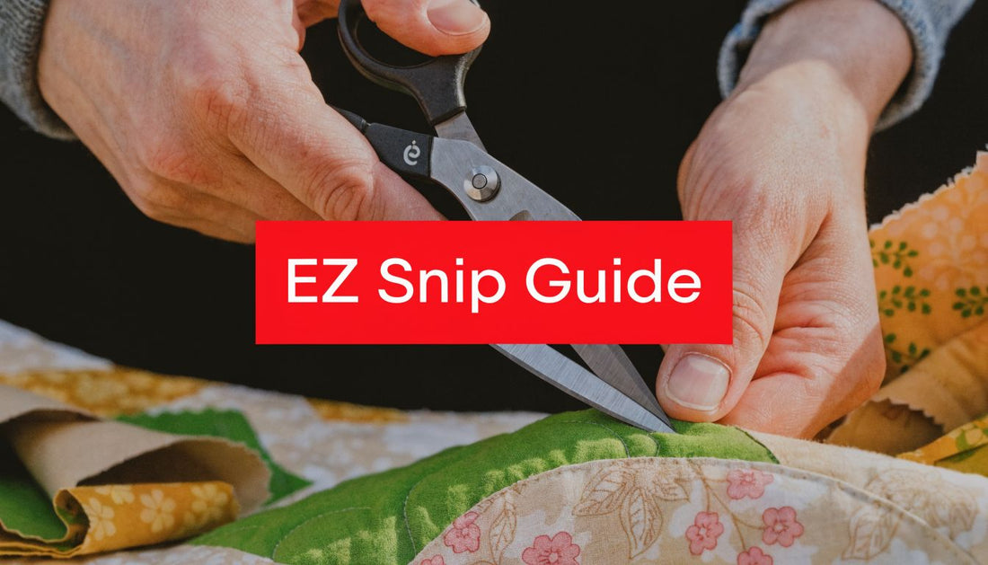 EZ Snip Curved Blade Quilting Guide