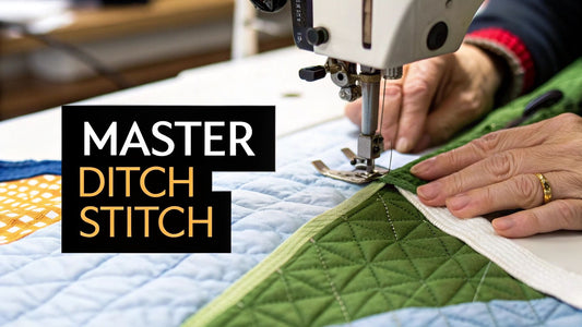 Quilting Stitch in the Ditch: Master Easy Techniques