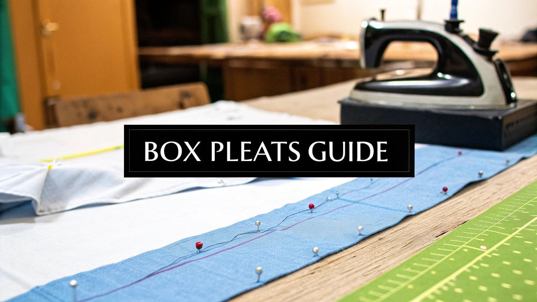 How to Make Box Pleats Like a Professional