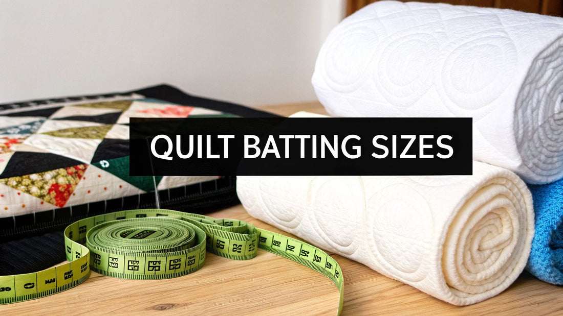 A Simple Guide to Quilt Batting Sizes