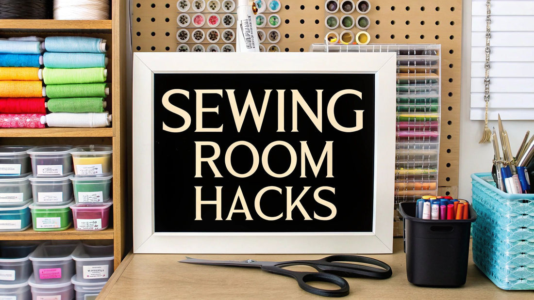 Top Sewing Room Organization Ideas to Maximize Space