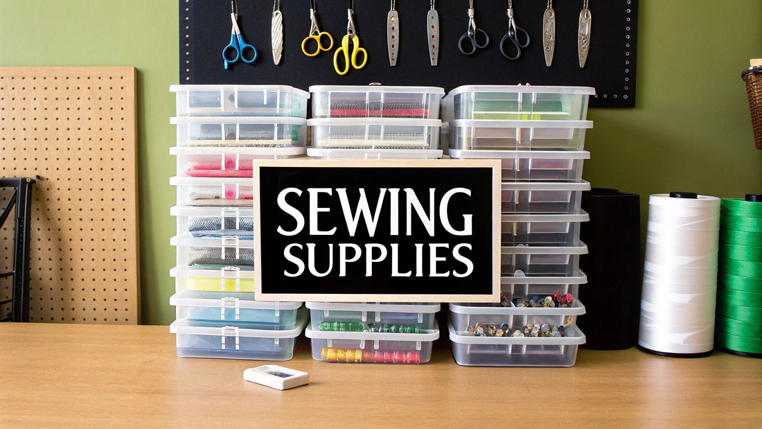 Organize Sewing Supplies for a Creative Flow