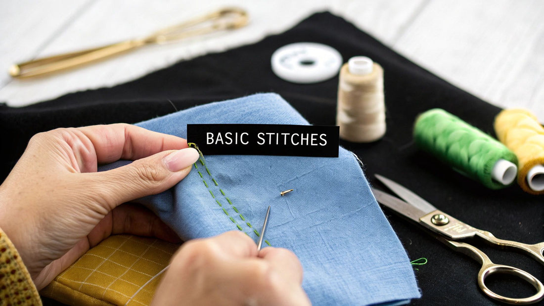 Master Basic Hand Sewing Stitches: Easy Guide for Beginners