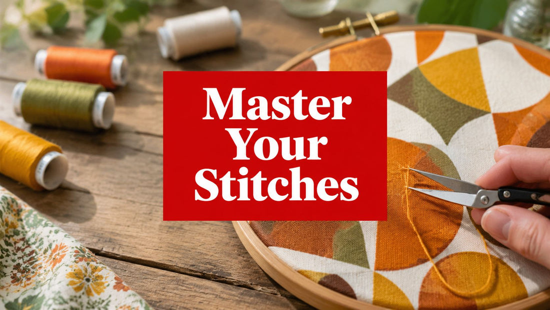 Master Your Stitches with Fine Point Embroidery Snips