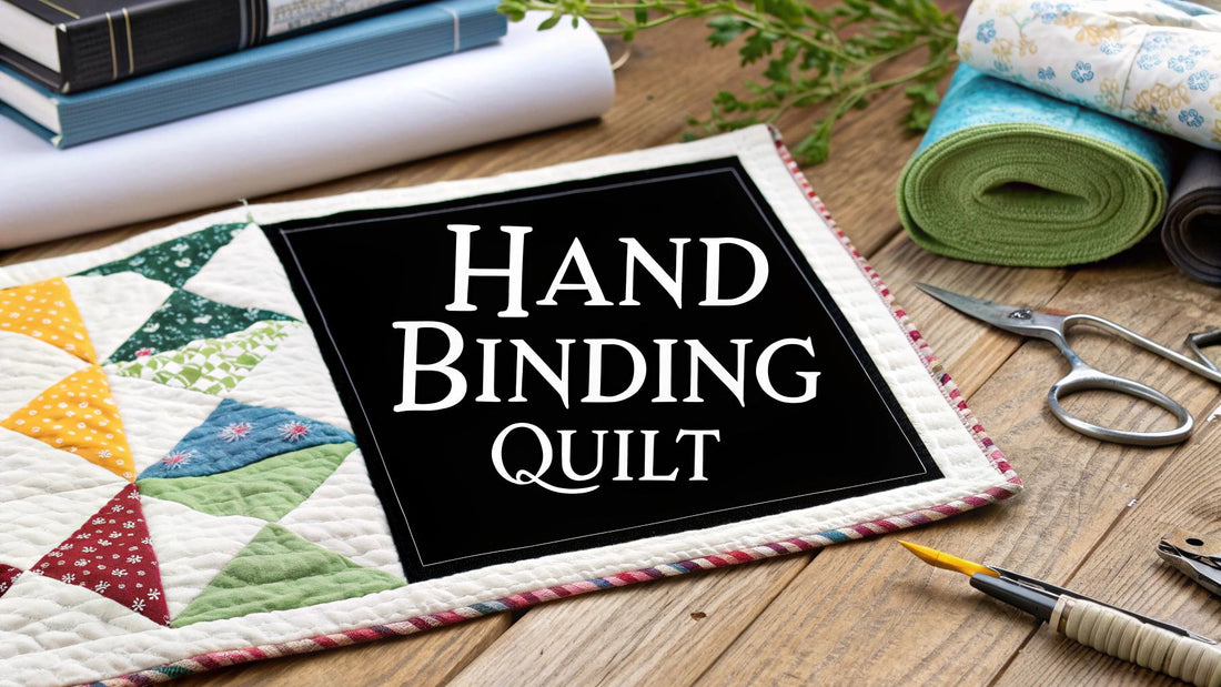 Hand Binding a Quilt: A Practical Guide to hand binding a quilt