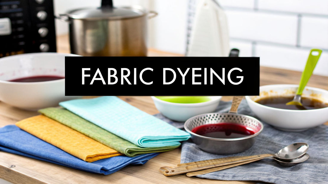 How to Dye Fabric at Home A Guide for Quilters and Sewists