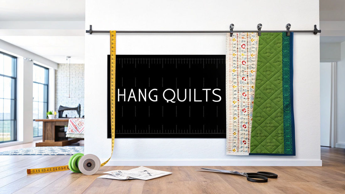 How to Hang Quilts for a Flawless Wall Display