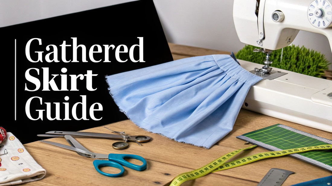 How to Make Gathered Skirt: A Quick Sewing Guide (how to make gathered skirt)