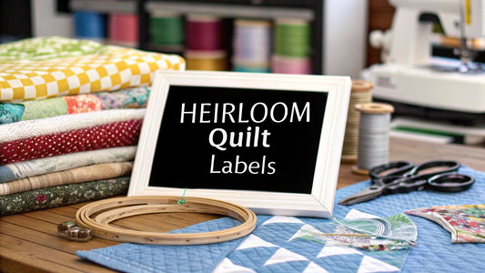 How to Make Quilt Labels Your Heirlooms Deserve