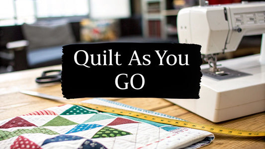How to Quilt As You Go A Beginner's Practical Guide