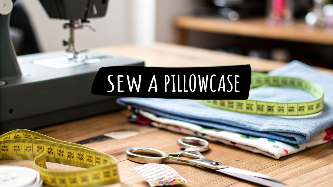 How to Sew a Pillowcase for Any Skill Level