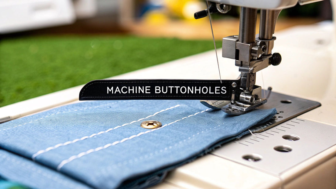 how to sew buttonholes by machine: Quick guide
