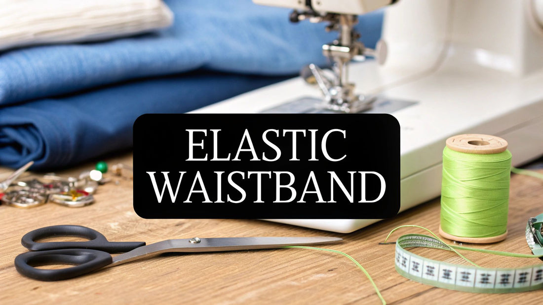 How to Sew Elastic Waistband: how to sew elastic waistband for a perfect fit