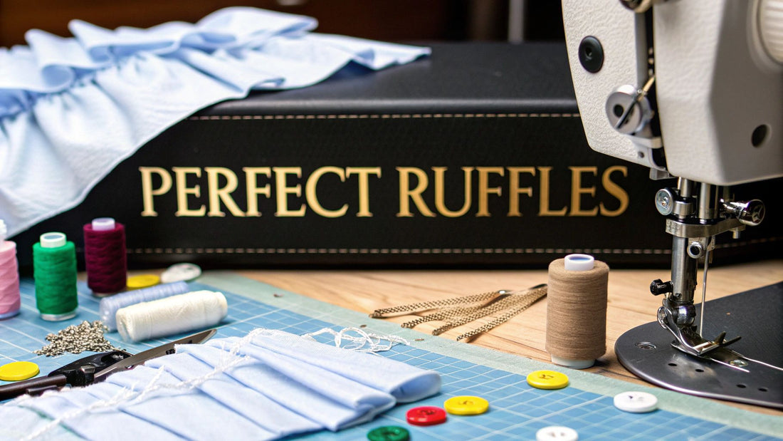How to Sew Gathering Stitches for Perfect Ruffles