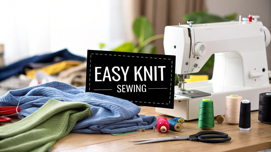 Sewing Knit Fabric: how to sew knit fabric Without Frustration