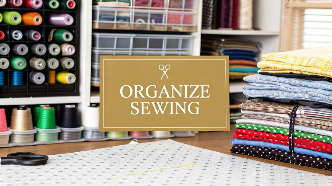 Organizing Sewing Supplies A Pro's Guide