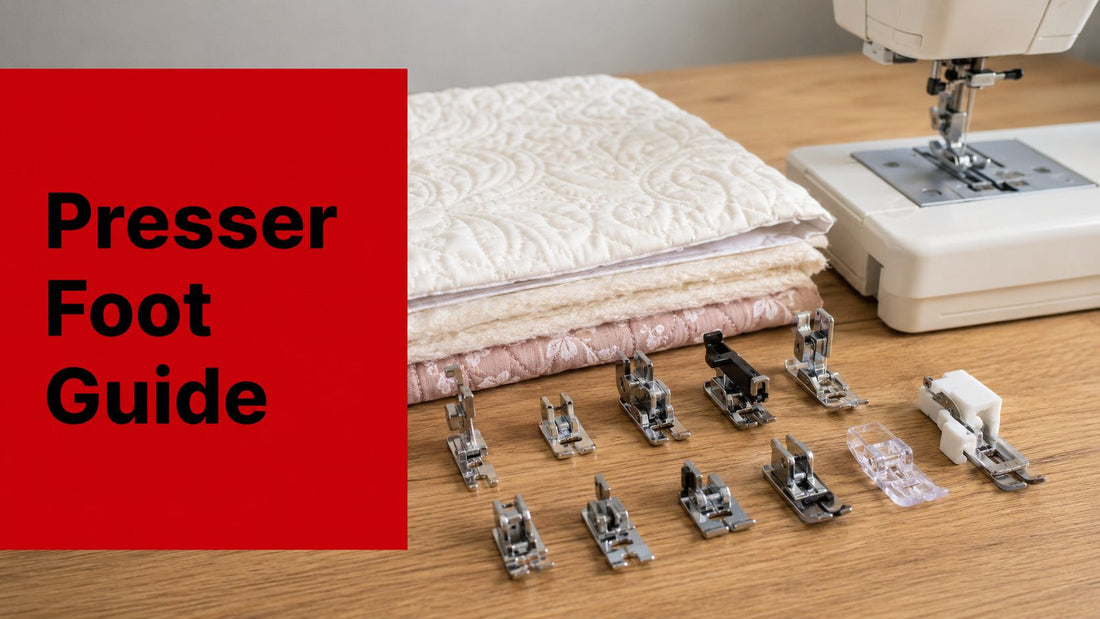 A Quilter's Guide to the Presser Foot for Quilting
