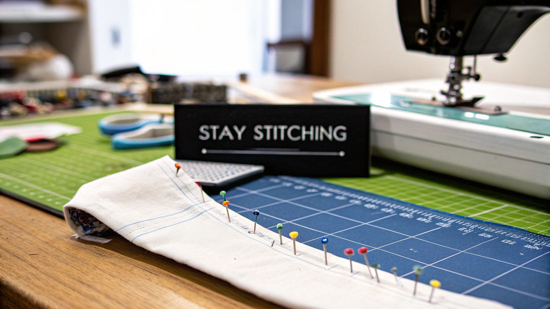What is stay stitching in sewing? A quick guide