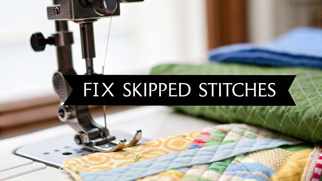 Why Does My Sewing Machine Skip Stitches: Quick Fixes