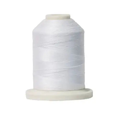 001 Brite White Signature Cotton Thread Mini Spool - 40WT