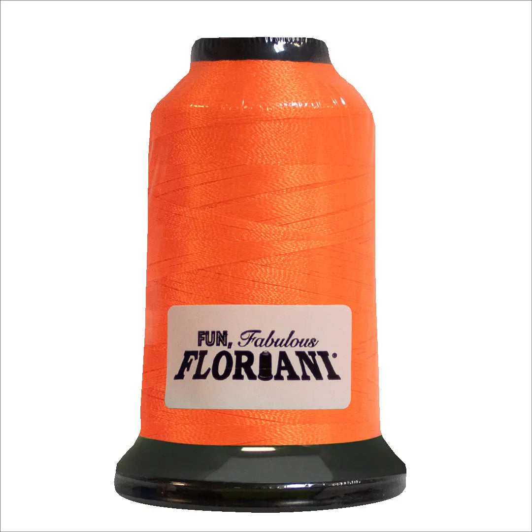 015 INCANDESCENT ORANGE - Floriani Thread 40 weight 1000M