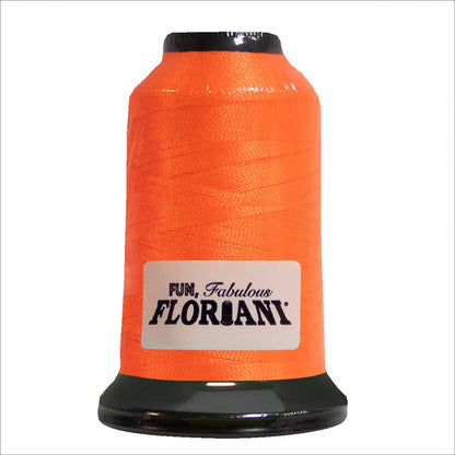 015 INCANDESCENT ORANGE - Floriani Thread 40 weight 1000M