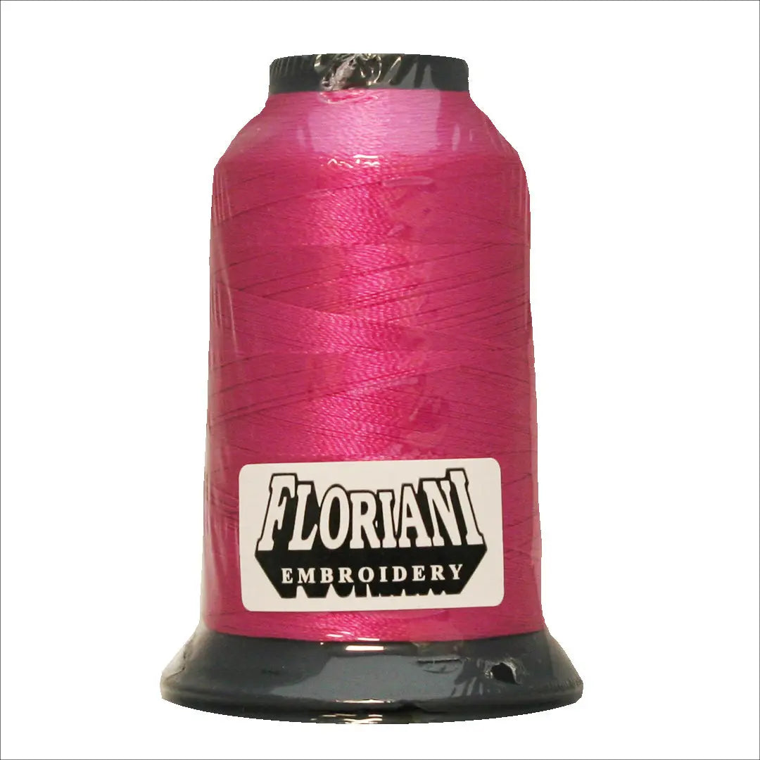 127 HOT PINK - Floriani Thread 40 weight 1000M