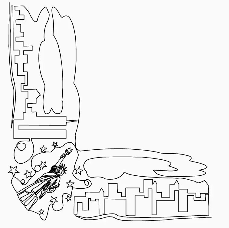 New York Skyline Corner