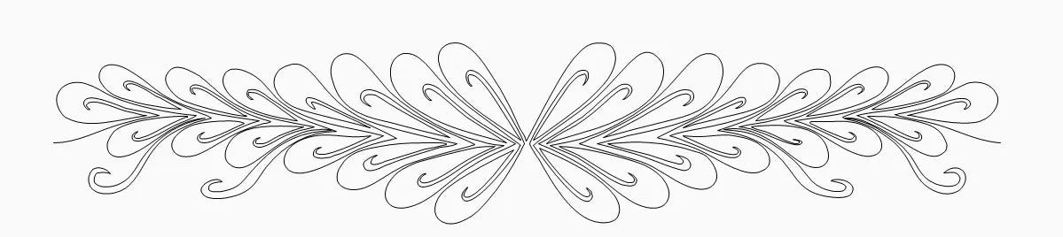Feathered Tide Border