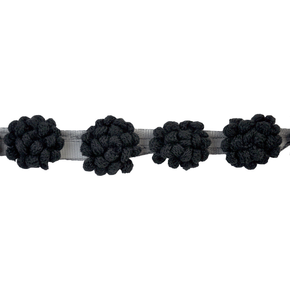 2 Inch Crochet Flower Trim - 10 Yard Roll - BF-1360