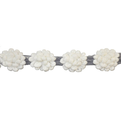 2 Inch Crochet Flower Trim - 10 Yard Roll - BF-1360