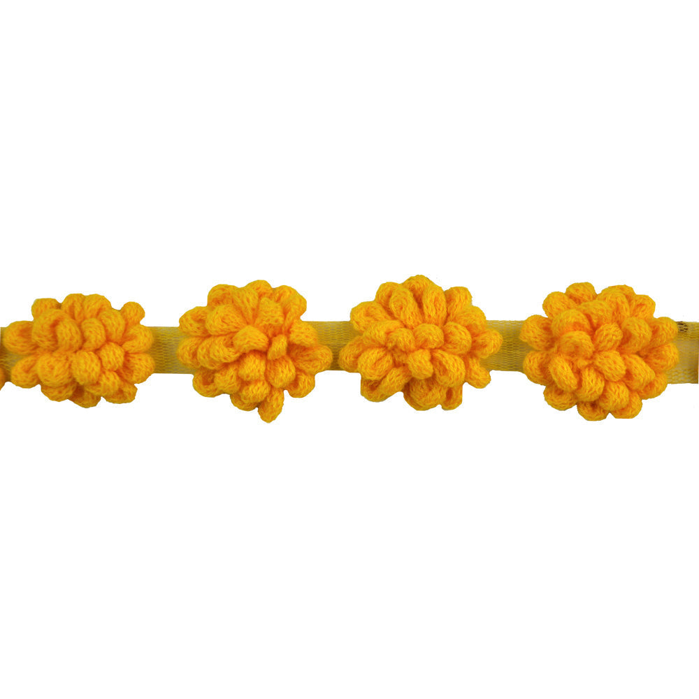 2 Inch Crochet Flower Trim - 10 Yard Roll - BF-1360