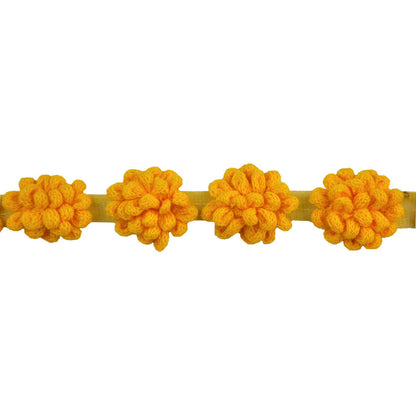2 Inch Crochet Flower Trim - 10 Yard Roll - BF-1360