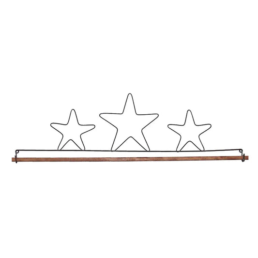 22in Three Stars Fabric Holder