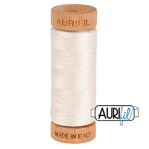 2311 Muslin Aurifil Cotton 80wt Spool