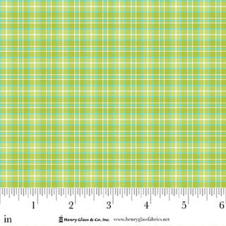 Jubilee Green Plaid Cotton 44" / 45" Fabric per yard