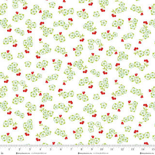 Jubilee Multi Small Cherry Blossom Cotton 44" / 45" Fabric per yard