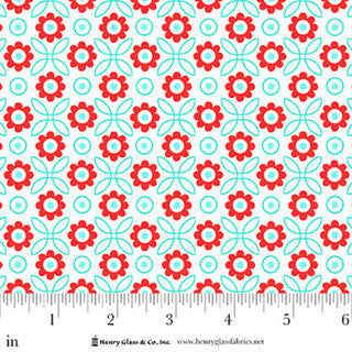 Jubilee Multi Two Tone Flower Cotton 44" / 45" Fabric per yard